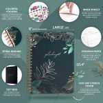 PLANBERRY Large Weekly Planner Premium – Undated Life & Budget Planner to Hit Your Goals & Live Happier – Organizer & Productivity Journal with Habit Tracker – 8x10.4″ Hardcover (African Terracotta) - Image 2